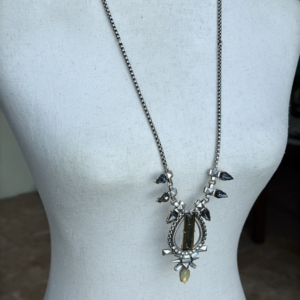 Stella & Dot Adjustable Eclipse Long Crystal Art … - image 4